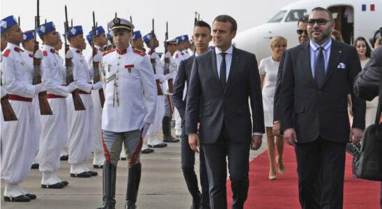 Emmanuel Macron and Mohammed VI at the time of reconciliation