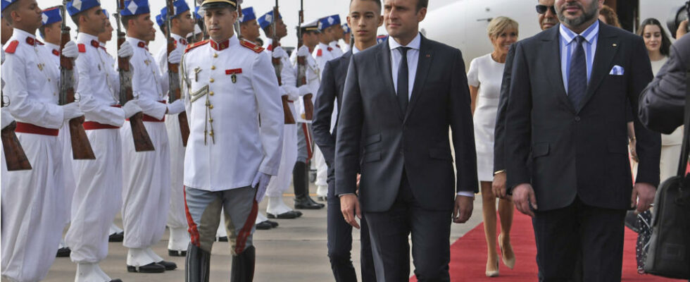 Emmanuel Macron and Mohammed VI at the time of reconciliation