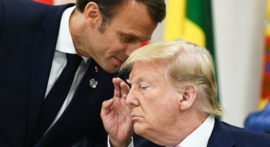 For Donald Trump Macron would rob you if you werent