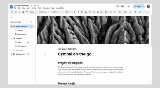 Google Docs becomes more useful with tab system