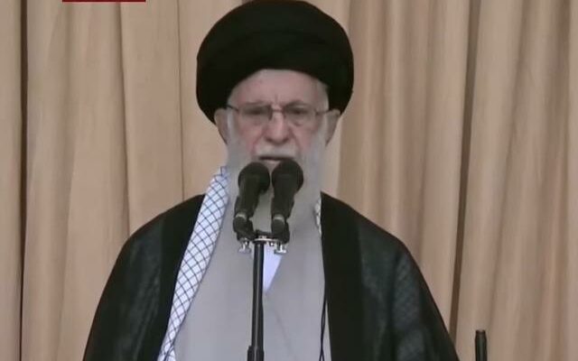 Iranian religious leader Khamenei addressed the whole world We will