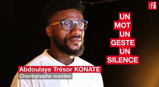 Ivorian choreographer Abdoulaye Tresor Konate in a word a gesture