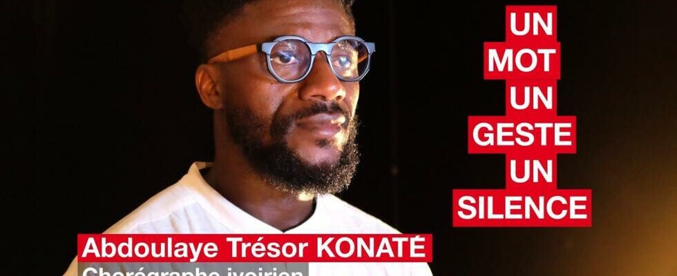 Ivorian choreographer Abdoulaye Tresor Konate in a word a gesture