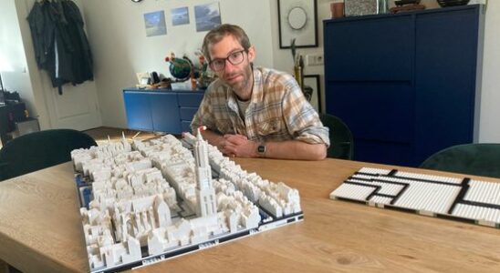 Jan spent months building Utrecht in LEGO A hobby that