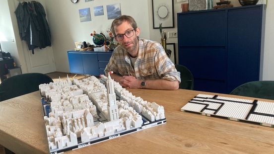 Jan spent months building Utrecht in LEGO A hobby that