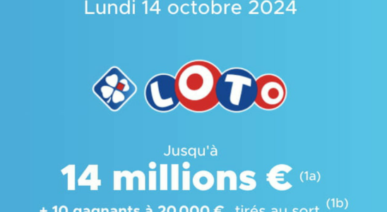 Loto result FDJ the draw for this Monday October 14