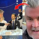 Marcus Noteriuss dundertabbe in front of Prince Carl Philip