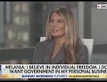 Melania Trump now said in a TV interview that she