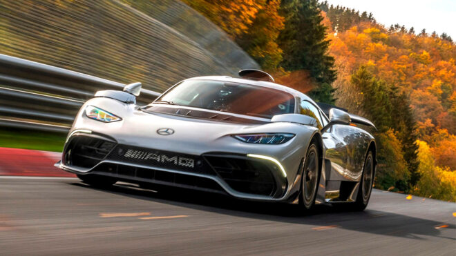 Mercedes AMG One breaks its own Nordschleife record Video