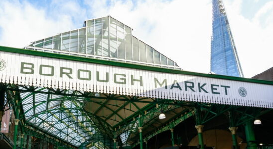 Stroll between the stalls at Borough Market