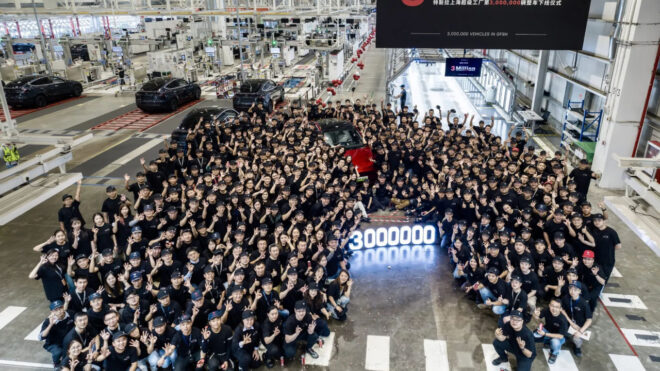 Tesla China factory surpasses 3 million vehicles