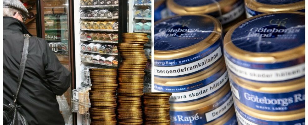 Thats how much cheaper your snus will be on November