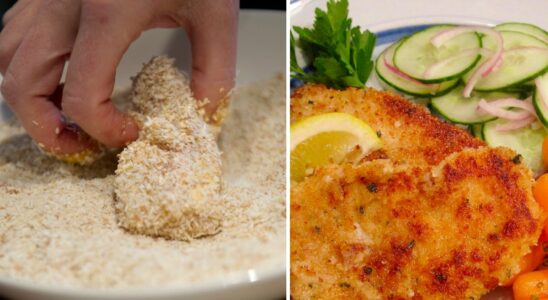 Thats the difference between panko and breadcrumbs the chef