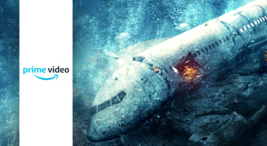 Tough survival thriller in which sharks terrorize a crashed plane