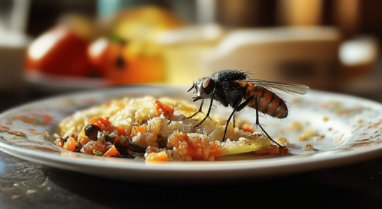 Warning if a fly lands on your plate it can