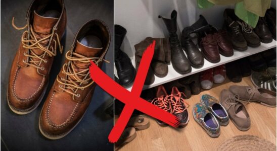 You should never store your shoes here the hidden