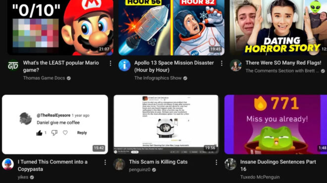 YouTube may remove view and upload dates from home screen