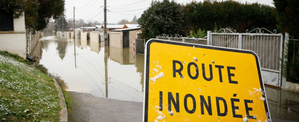 a record flood peak at more than 35 meters