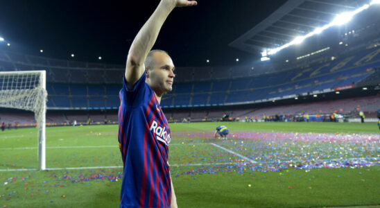 end clap for Spaniard Andres Iniesta