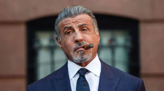 how Sylvester Stallone got old on set and in the