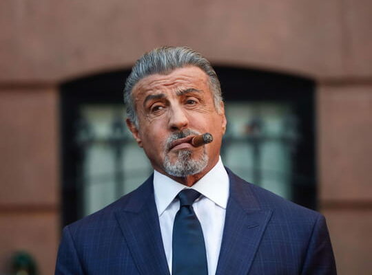 how Sylvester Stallone got old on set and in the