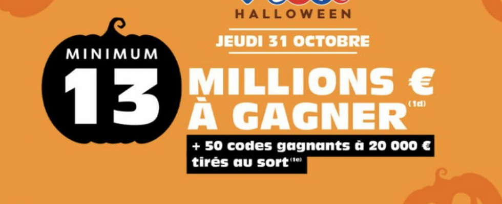 the Halloween Super Draw on October 31 2024 13 million