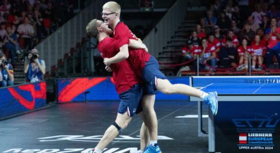 the Lebrun brothers crowned European champions in doubles while awaiting