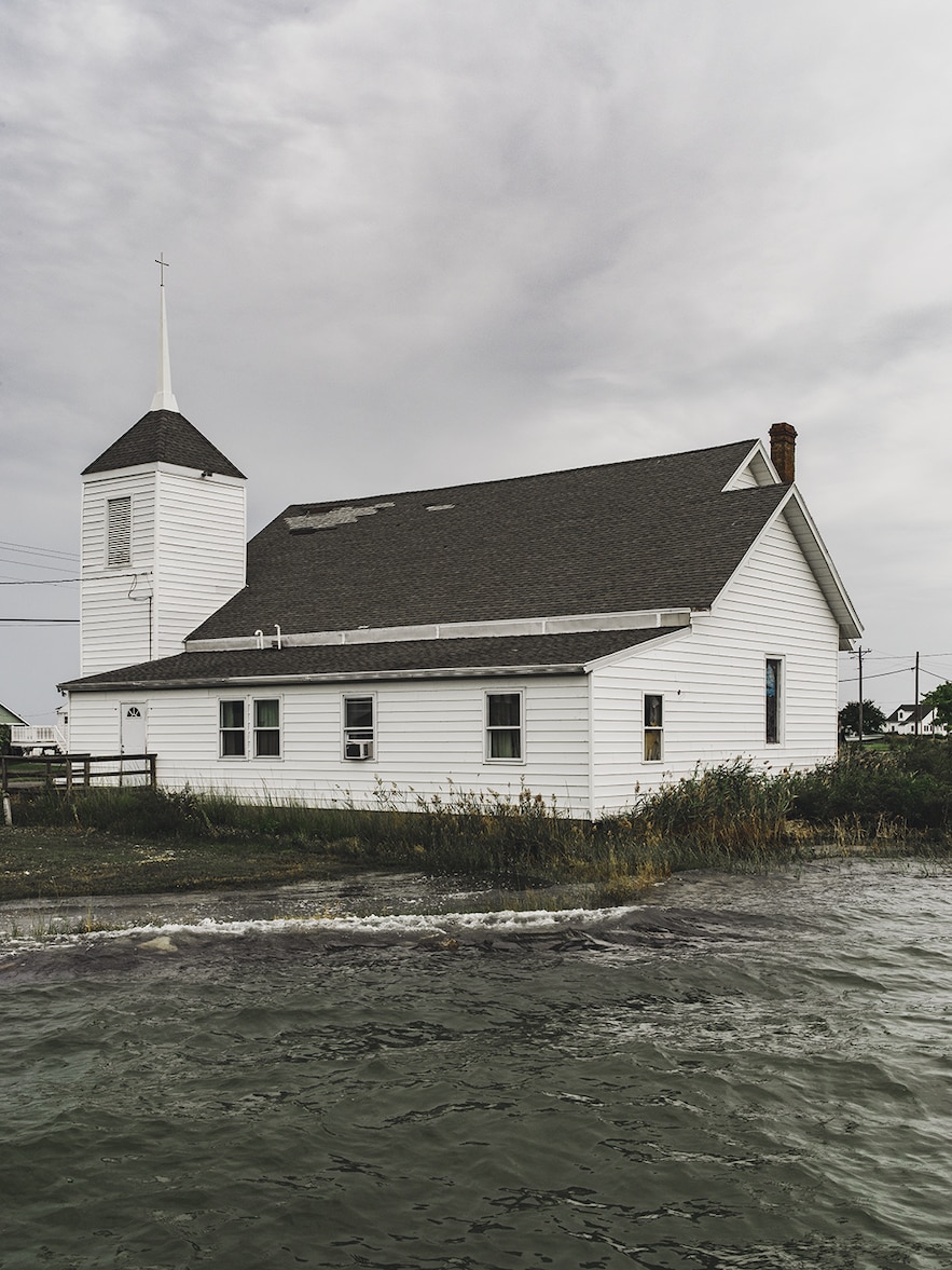 A church on Hoopers Island. 