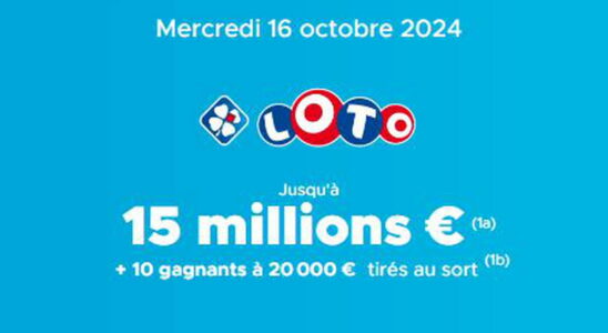 the draw for this Wednesday October 16 2024 15 million