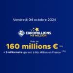 the draw on Friday October 4 2024 160 million euros