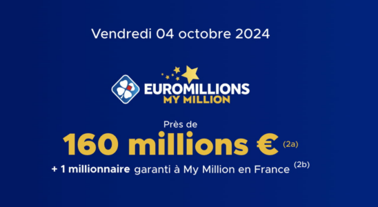 the draw on Friday October 4 2024 160 million euros