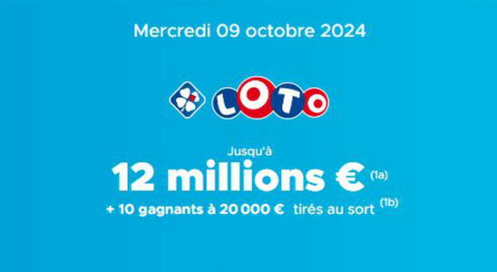 the draw this Wednesday October 9 2024 12 million euros