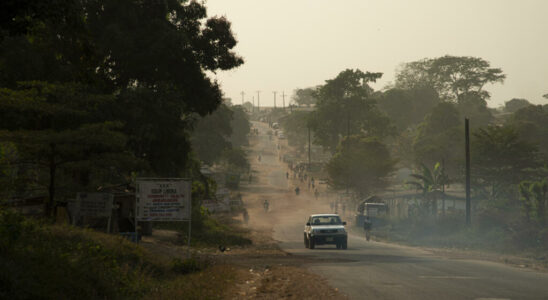 villages polluted by the exploitation of a quarry by a