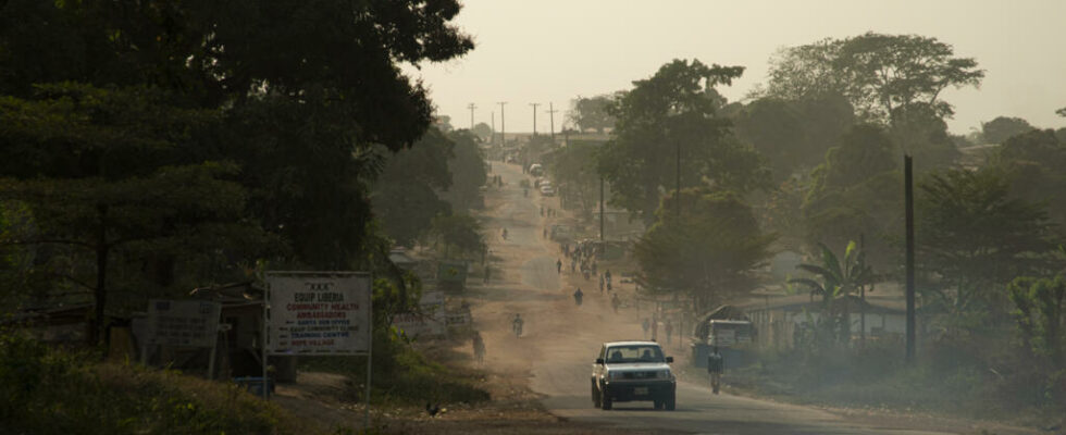 villages polluted by the exploitation of a quarry by a