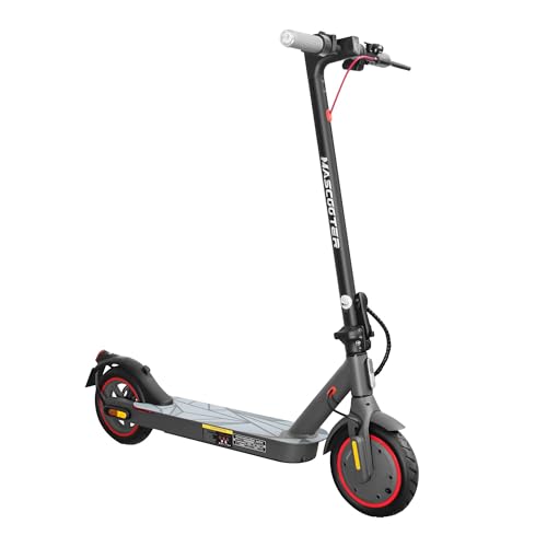 MASCOOTER S1 | Adult Electric Scooter - Turn Signals and Battery Regeneration When Braking – 300-600W Max, 20km Range, 8.5 Wheels" Inner Tube, Dual Electric and Disc Brakes