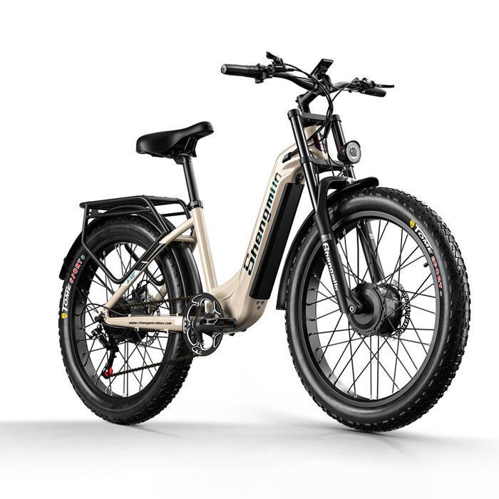 Shengmilo S700 - Double motor 2000W electric bike - 26″ electric fat bike - Samsung 48V17.5AH battery - Hydraulic brakes