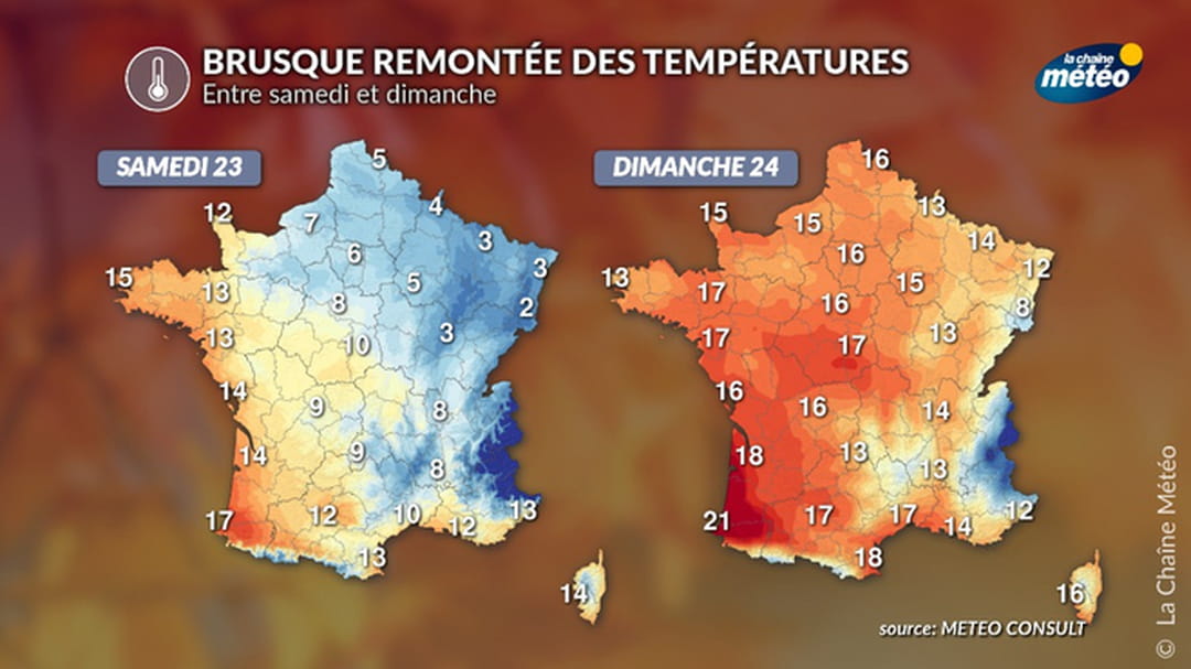 1732287715 872 after the snow radical change in temperatures in France this