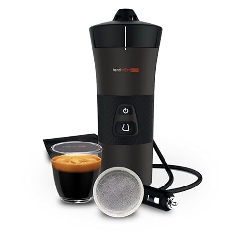 Handpresso – 12V Handcoffee Auto 21000 coffee maker | Car coffee machine - 12v coffee maker for Senseo pod - Car coffee maker 12V socket | Portable coffee maker for travel, camper coffee maker