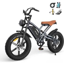 JANSNO Electric Bike X50 750W LG Battery 48V14Ah, All Terrain E-BIKE 20" with 4.0 Fat Tire, Shimano 7 Speed, Full Suspension