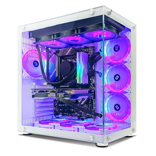 INFOMAX | PC Gamer, Desktop Computer, PC Gaming - Intel Core i5-12400F processor • NVIDIA RTX 4060 8 GB • DDR4 16 GB RGB RAM • 1 TB SSD • WiFi • ARGB CASE • Watercooling Free OS