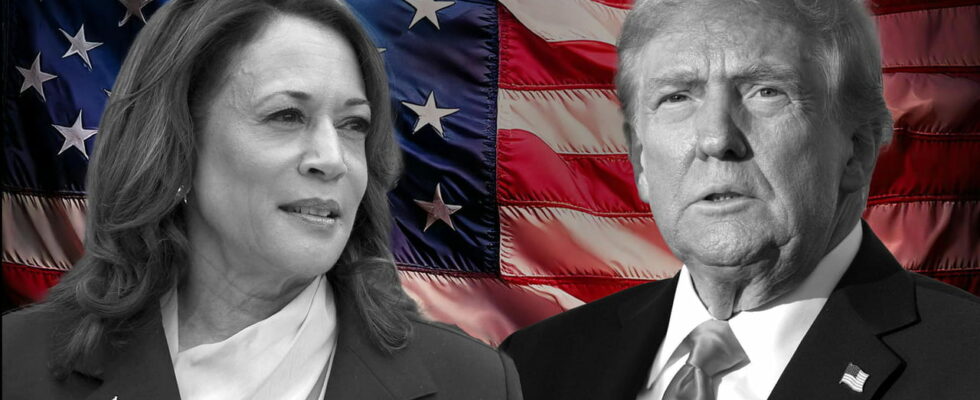 54 for Trump against Harris the chances of winning become