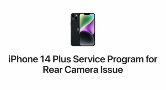 Apple launches free camera repair program for iPhone 14 Plus