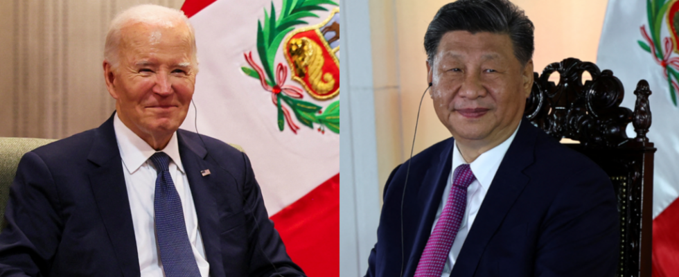 At the Apec summit Xi Jinping and Joe Biden sense