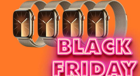 Black Friday connected watches The Apple Watch Series 9 is