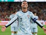 Cristiano Ronaldo completed two goals in Polands net Scotland