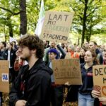 Education protest in Utrecht is canceled municipality fears violent pro Palestinian