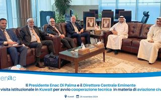 Enac Di Palma on an institutional visit to Kuwait to