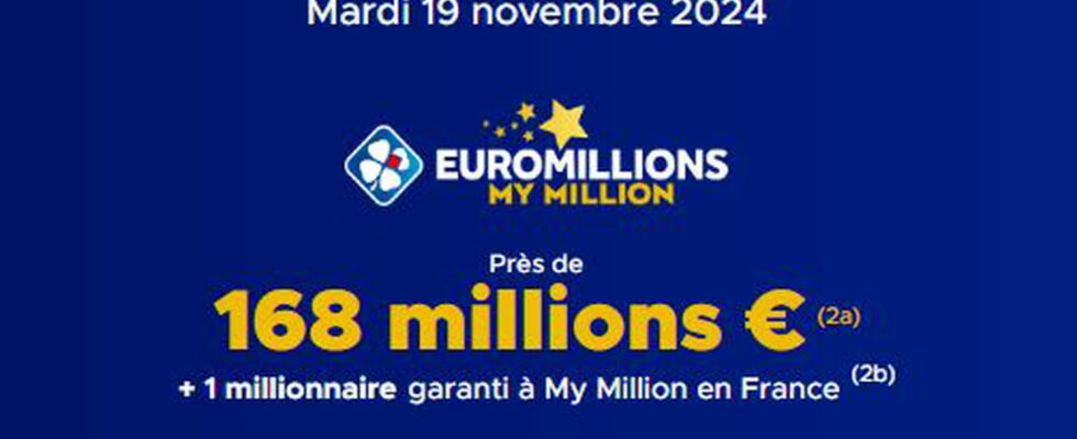 Euromillions result FDJ the draw of this Tuesday November 19