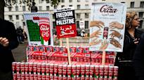 Gaza Cola is gulp down in London Palestine Cola in