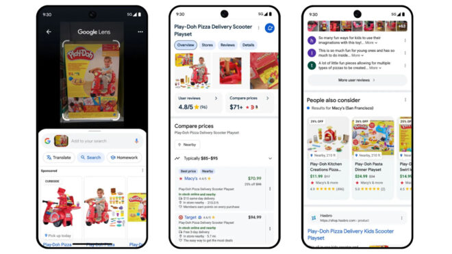 Google Lens will also help with store shopping